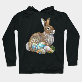 Easter Bunny Zentangle Hoodie